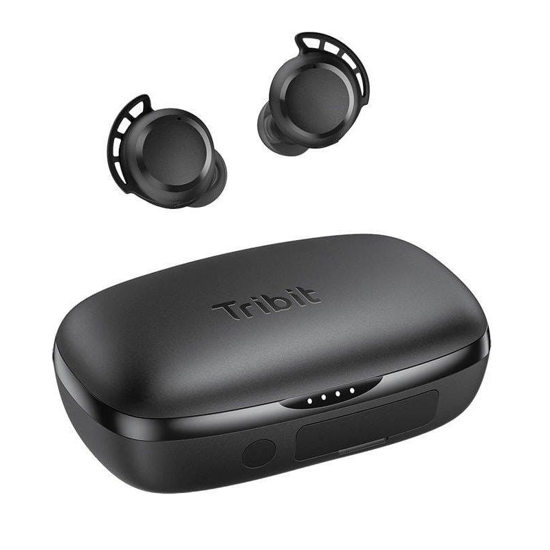 Бездротові навушники Tribit FlyBuds 3 TWS із зарядним кейсом на 2600 mAh (Чорний)