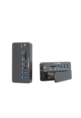 Док-станція Acasis CM073 з кишенею для SSD m.2 накопичувача (Чорний)