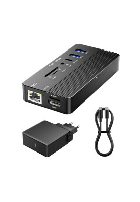 Док-станція Acasis CM073 з кишенею для SSD m.2 накопичувача (Чорний)