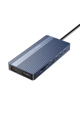 Док-станція 14-in-1 Acasis DS-0202 з HDMI 4K@60Hz, Ethernet та зарядкою 100Вт (Сірий)