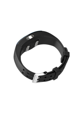 Розумний фітнес-браслет Jiks Fit з тонометром (Black-Blue)