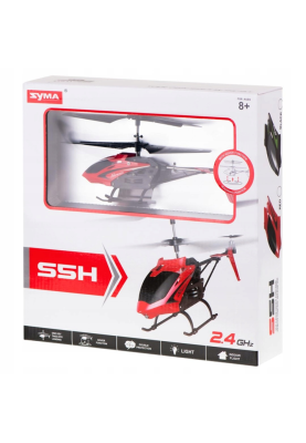 Іграшковий гелікоптер на радіокеруванні Syma S5H (Червоний)