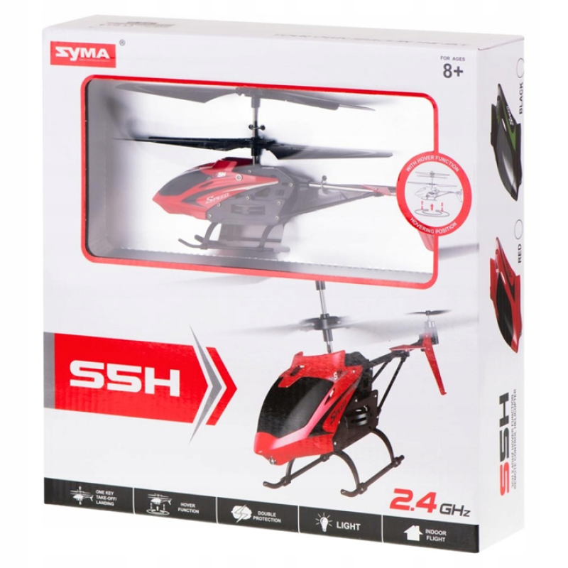 Іграшковий гелікоптер на радіокеруванні Syma S5H (Червоний)