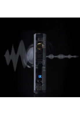 Бездротові Bluetooth навушники KZ Carol з активним шумозаглушенням (Чорний)