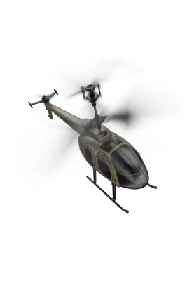Радіокерований вертоліт KFPLAN Z16 з гіроскопом (Хакі)