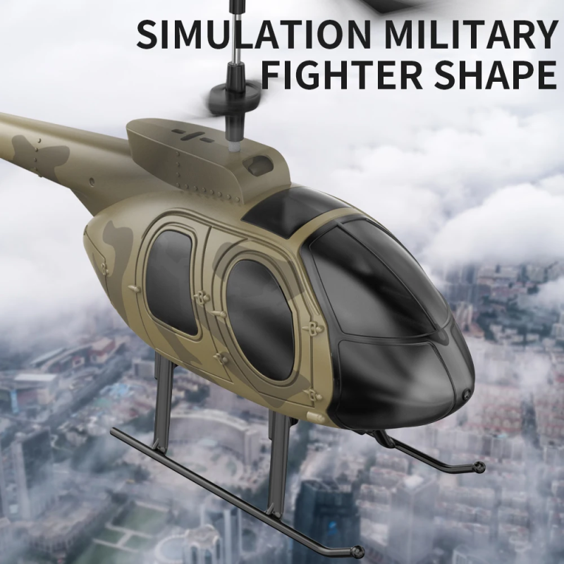 Радіокерований вертоліт KFPLAN Z16 з гіроскопом (Хакі)