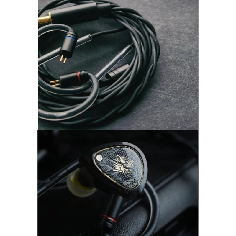 Дротові навушники Tangzu Waner SG 2 with MIC 3.5 mm з динамічним випромінювачем (Чорний)