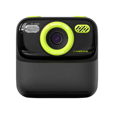 Дитяча камера миттєвого друку Instant Print Camera P79 (Чорно-зелений)