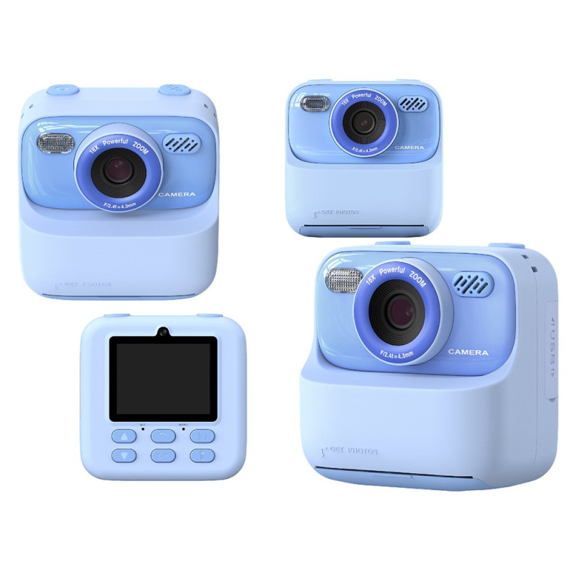 Дитяча камера миттєвого друку Instant Print Camera P79 (Синій)