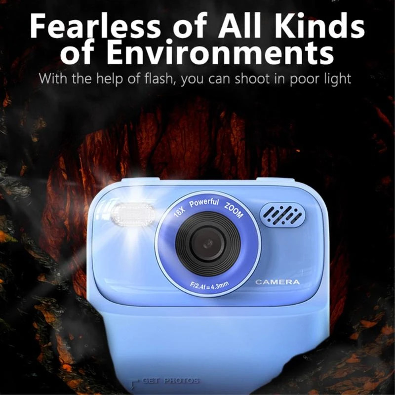 Дитяча камера миттєвого друку Instant Print Camera P79 (Синій)