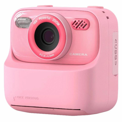 Дитяча камера миттєвого друку Instant Print Camera P79 (Рожевий)