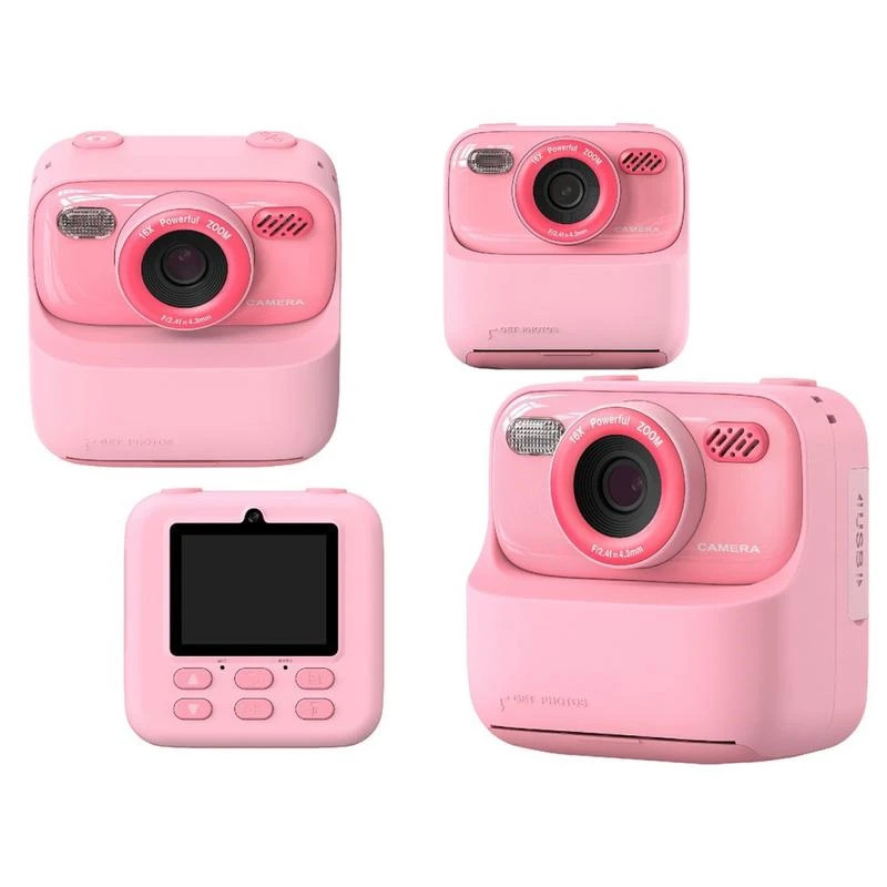 Дитяча камера миттєвого друку Instant Print Camera P79 (Рожевий)