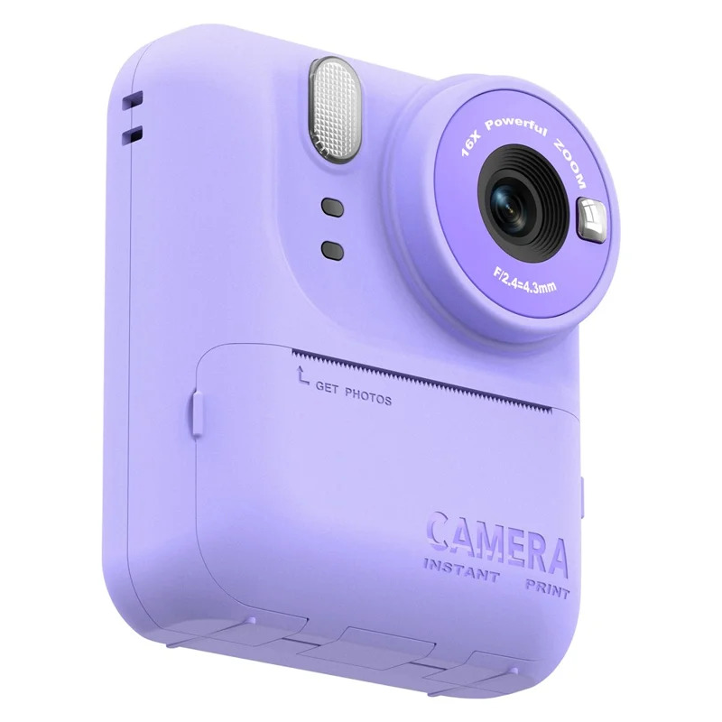 Дитяча камера миттєвого друку Instant Print Camera P89 (Фіолетовий)