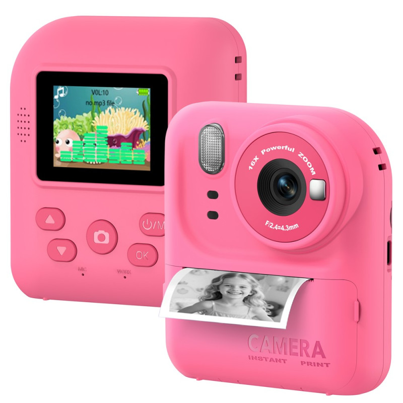 Дитяча камера миттєвого друку Instant Print Camera P89 (Червоний)