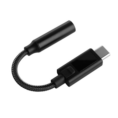 Портативний ЦАП-підсилювач для навушників KZ AM2 Type-C з еквалайзером та Hi-Fi звуком (Чорний)