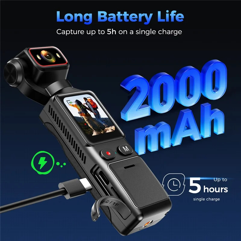 Екшн-камера L19 4K Ultra HD з Wi-Fi та стабілізацією (Чорний)