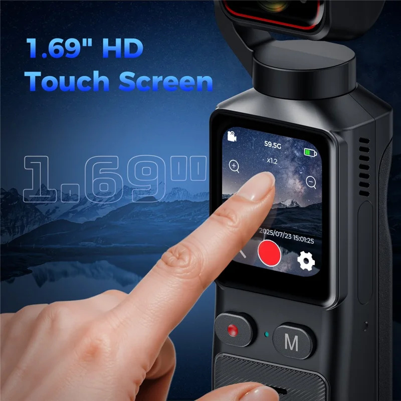 Екшн-камера L19 4K Ultra HD з Wi-Fi та стабілізацією (Чорний)