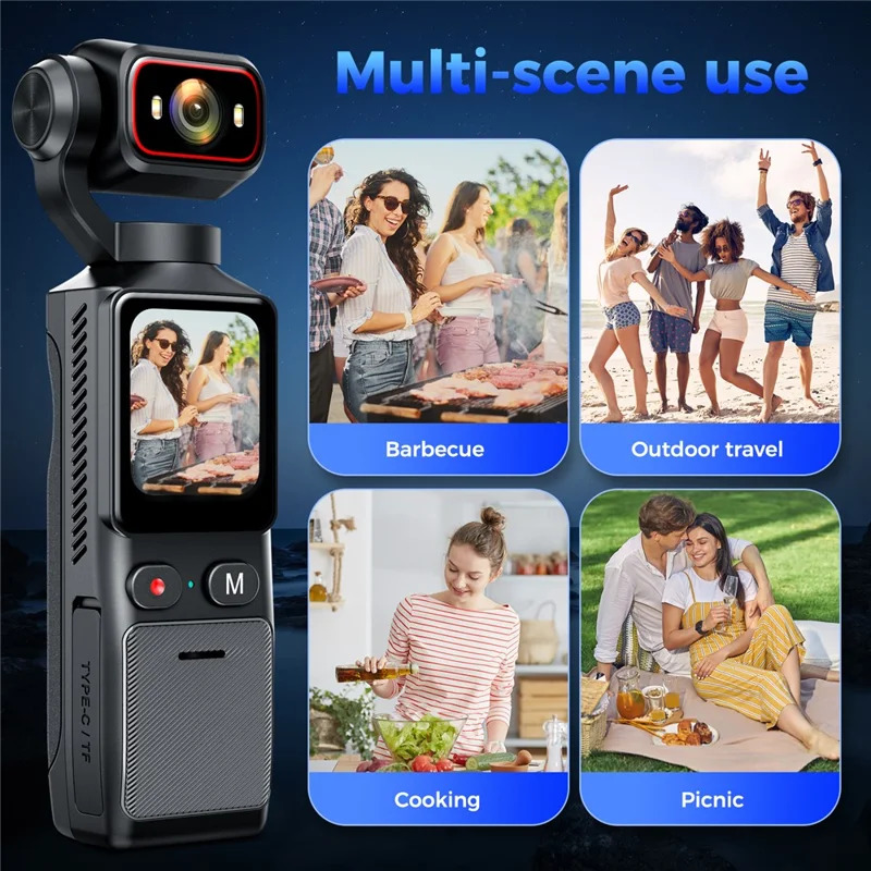 Екшн-камера L19 4K Ultra HD з Wi-Fi та стабілізацією (Чорний)