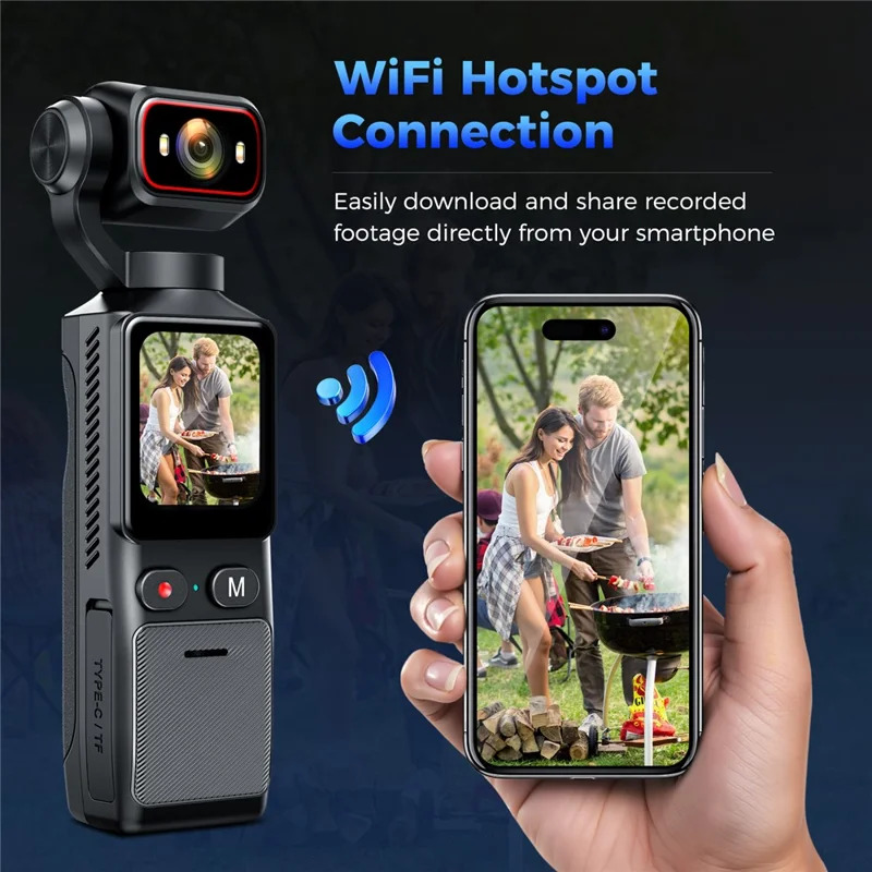 Екшн-камера L19 4K Ultra HD з Wi-Fi та стабілізацією (Чорний)