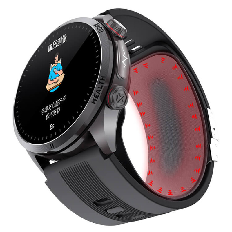 Смарт-годинник Lemfo S26 з вимірюванням ЕКГ тиску та Bluetooth-дзвінками (Червоний)