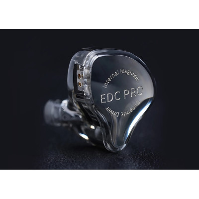 Вакуумні навушники KZ EDC Pro Hi-Fi з потужним басом та мікрофоном (Сірий) Вакуумні навушники KZ EDC Pro Hi-Fi з потужним басом та мікрофоном (Сірий)