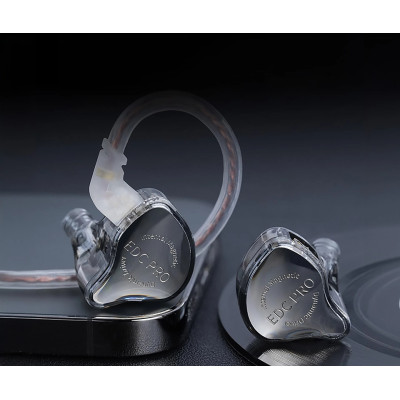 Вакуумні навушники KZ EDC Pro Hi-Fi з потужним басом та мікрофоном (Сірий) Вакуумні навушники KZ EDC Pro Hi-Fi з потужним басом та мікрофоном (Сірий)