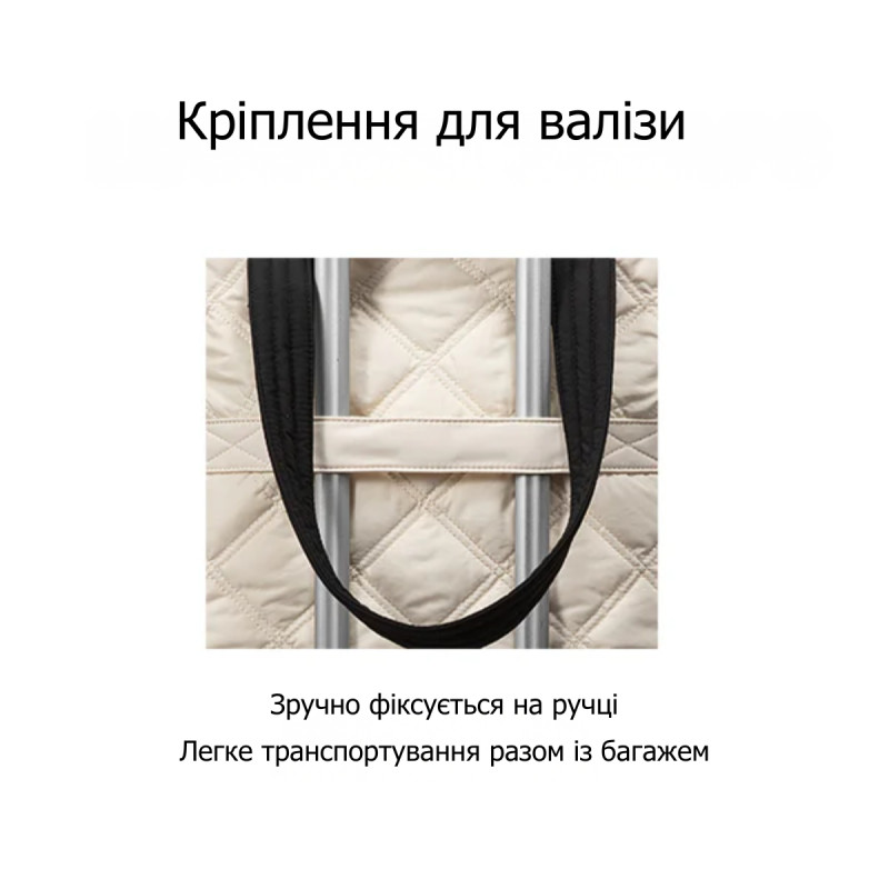 Сумка для ноутбука 15.6” Lovevook Quilted Puffer з клатчем та захистом від води (Зелений)