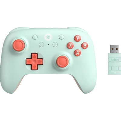 Бездротовий геймпад 8BitDo Ultimate 2C з датчиками Холла 2.4G і Bluetooth для ПК та Android (Білий)