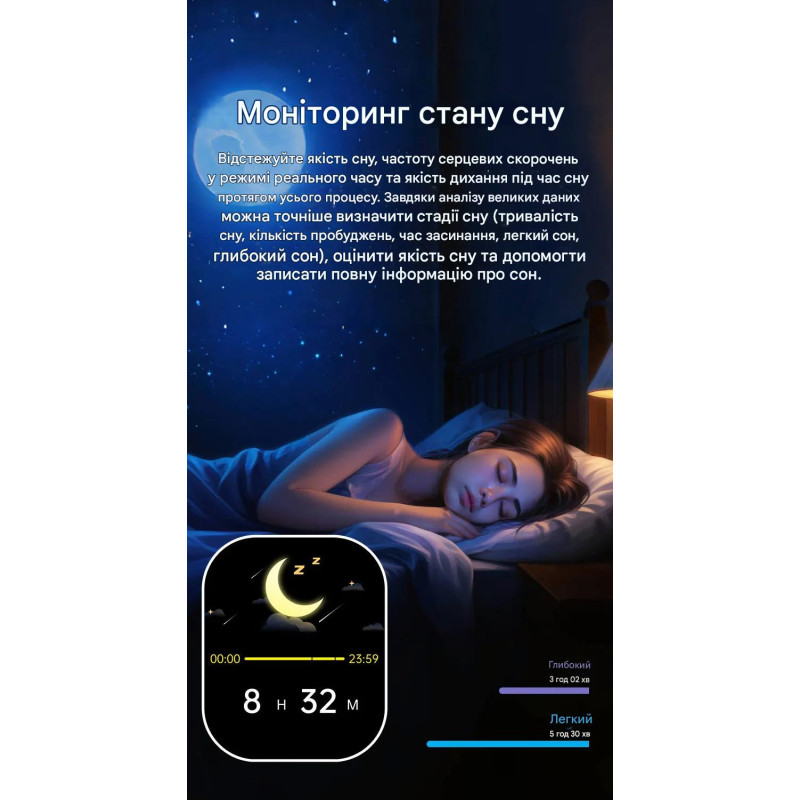 Смарт-годинник Lemfo P300 Pro з вимірюванням тиску ЕКГ та функцією дзвінків (Чорний)