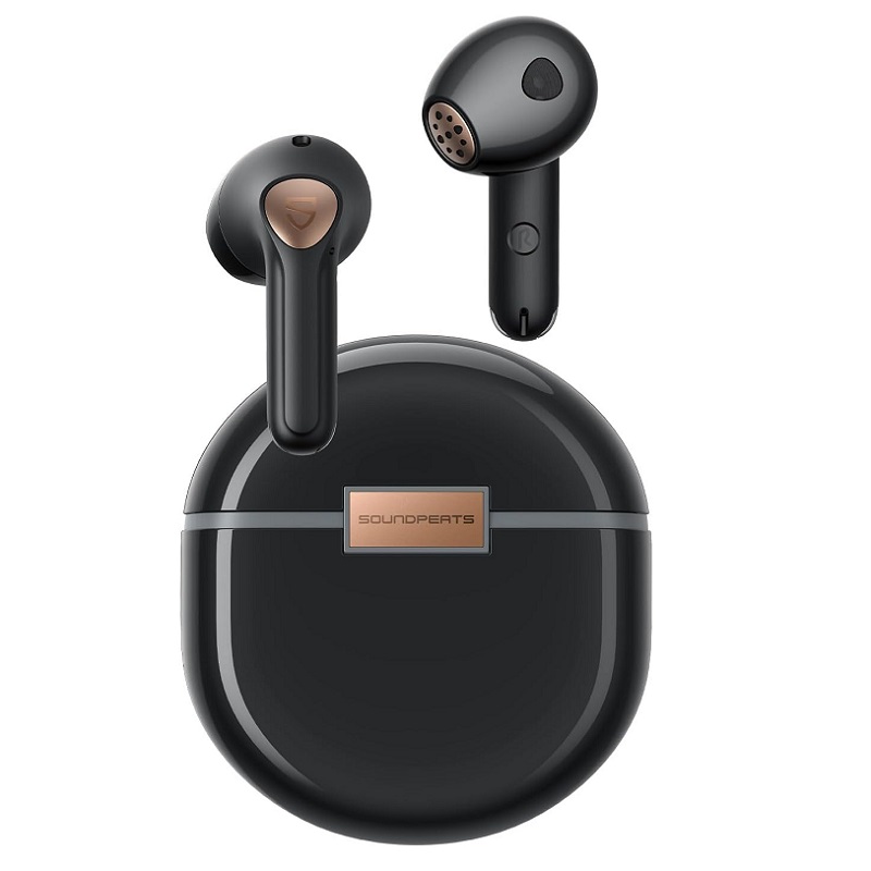 Бездротові Bluetooth навушники Soundpeats Air4 Lite з підтримкою кодеку LDAC (Чорний)