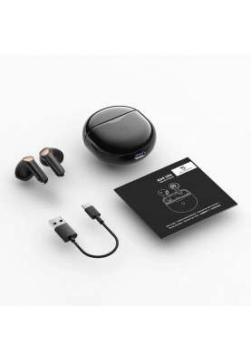 Бездротові Bluetooth навушники Soundpeats Air4 Lite з підтримкою кодеку LDAC (Чорний)