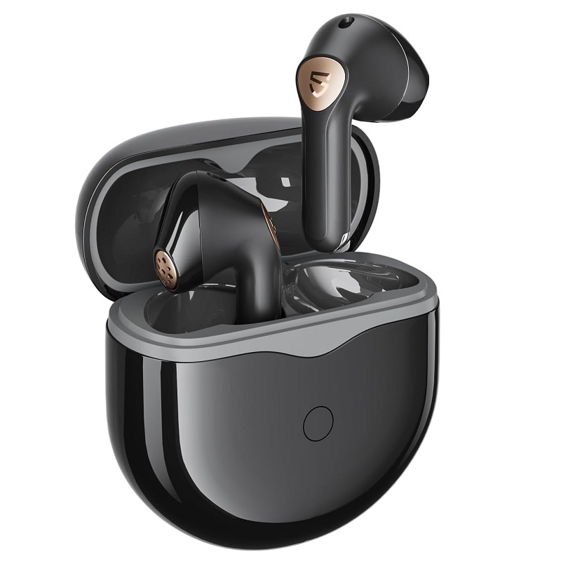 Бездротові Bluetooth навушники Soundpeats Air4 Lite з підтримкою кодеку LDAC (Чорний)