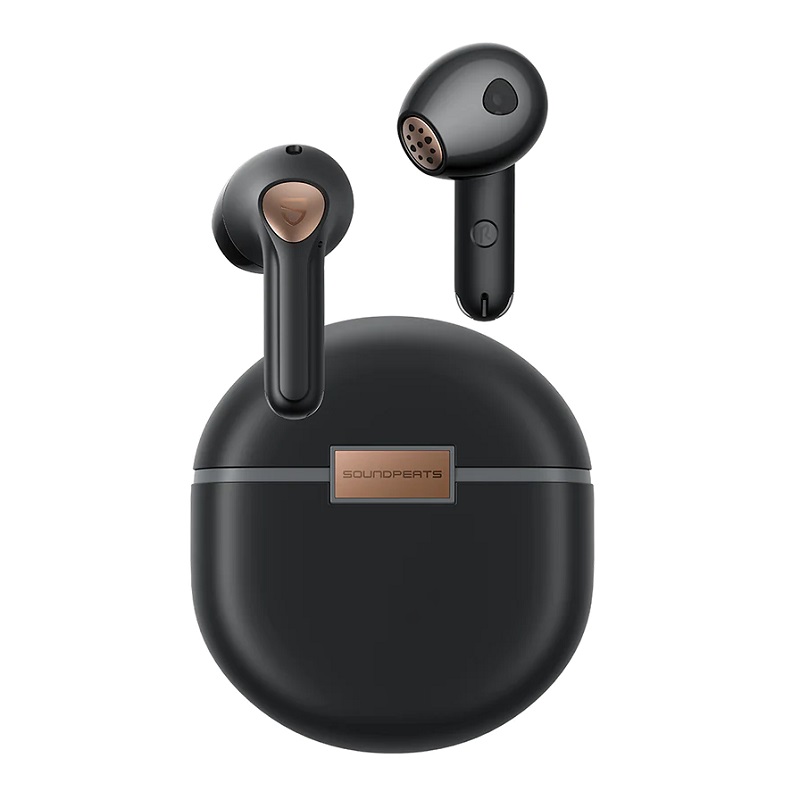 Бездротові Bluetooth навушники Soundpeats Air4 з підтримкою кодеку aptX Lossless (Чорний)