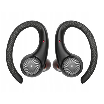 Бездротові Bluetooth навушники Tribit MoveBuds H1 BTH95 з кріпленням-гачком та вологозахистом (Чорний)