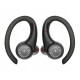 Бездротові Bluetooth навушники Tribit MoveBuds H1 BTH95 з кріпленням-гачком та вологозахистом (Чорний)