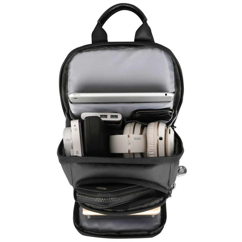 Рюкзак на одне плече Mark Ryden MiniMax MR7618 (Чорний)