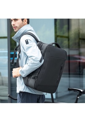 Рюкзак для подорожей Mark Ryden MR9299KR Big Size з можливістю розширення (Чорний)