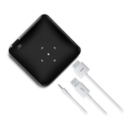 Портативний проектор Jiks Pix Miracast із підтримкою бездротового підключення (Чорний)