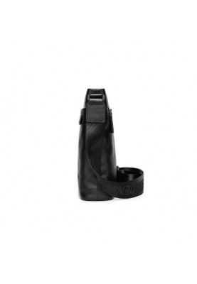 Чоловіча сумка шкіряна Bison Denim N20142-2B (Чорний)