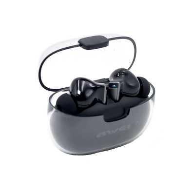 Бездротові Bluetooth навушники Awei T52 з сенсорним керуванням (Чорний)