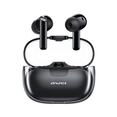 Бездротові Bluetooth навушники Awei T52 з сенсорним керуванням (Чорний)