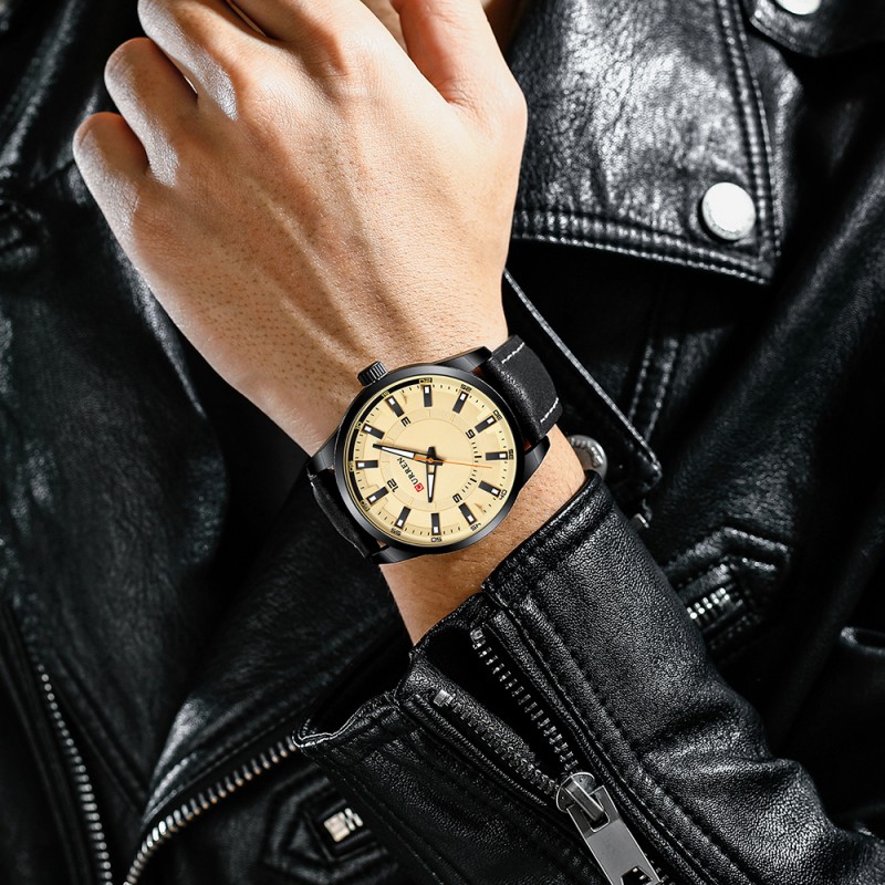 Чоловічий годинник Curren 8390 (Чорний)