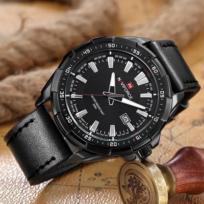 Чоловічий годинник Naviforce 9056 (Чорний)