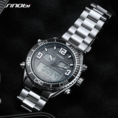Чоловічий годинник Sinobi S9731G (11S9731G03) (Сріблястий)