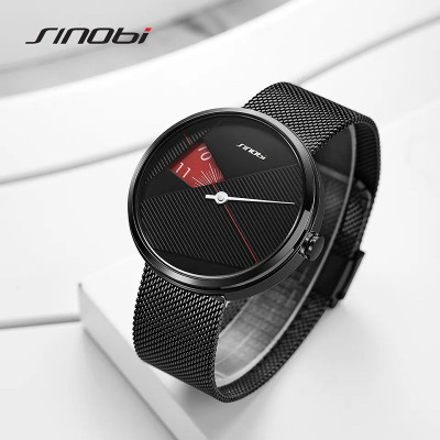 Чоловічий годинник Sinobi S9801G (11S9801G01) (Чорний)