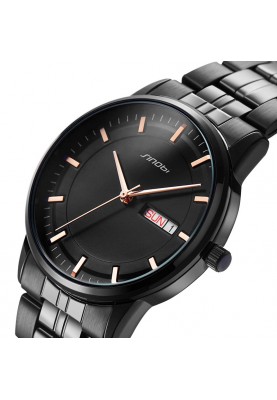 Чоловічий наручний годинник Sinobi 9834 (11S9834G04) (Чорний)