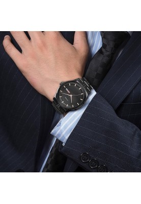 Чоловічий наручний годинник Sinobi 9834 (11S9834G04) (Чорний)