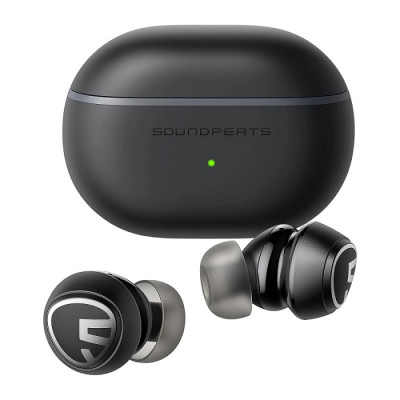 Бездротові Bluetooth навушники Soundpeats Mini Pro (Чорний)