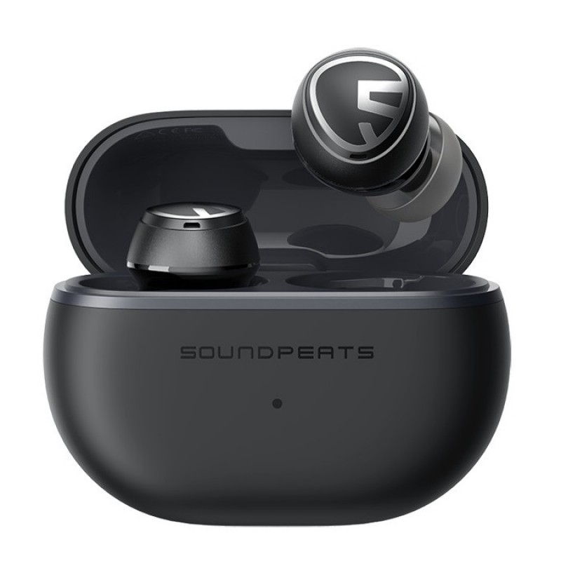 Бездротові Bluetooth навушники Soundpeats Mini Pro (Чорний)