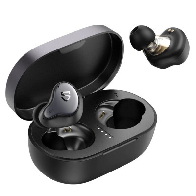 Бездротові Bluetooth навушники Soundpeats H1 (Чорний)